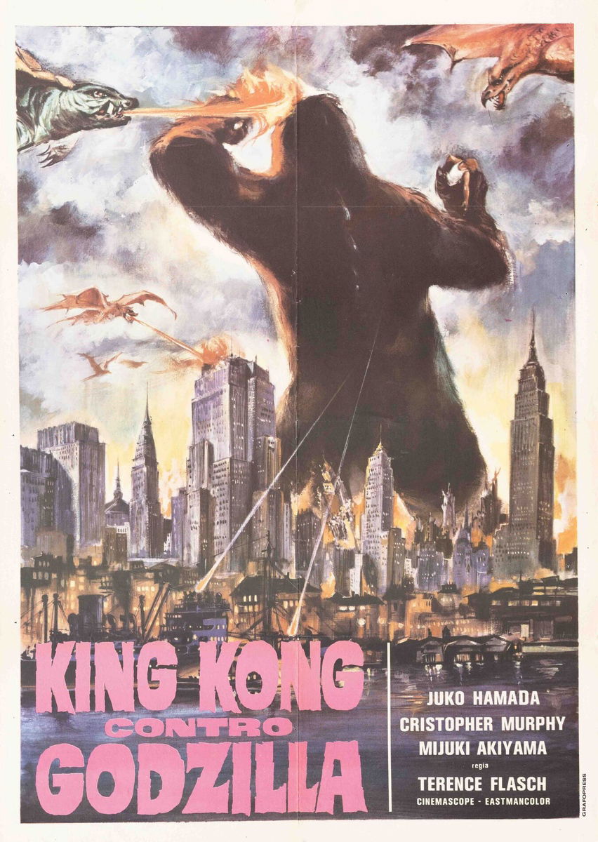 King Kong contro Godzilla - Manifesto 1