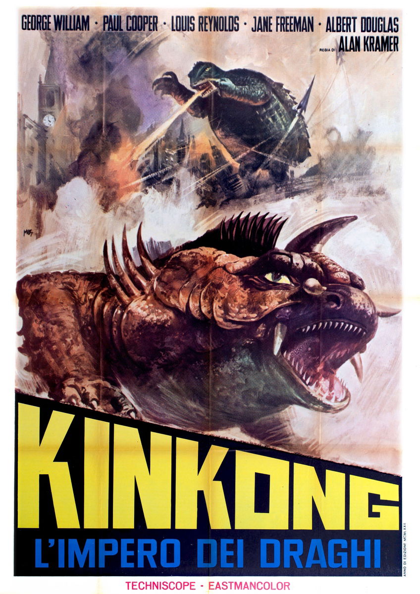 King Kong, l'impero dei draghi - Manifesto 1