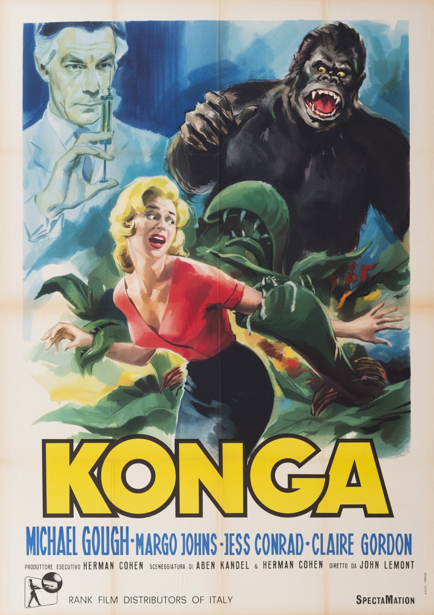 Poster 2 for the film Konga (1961)