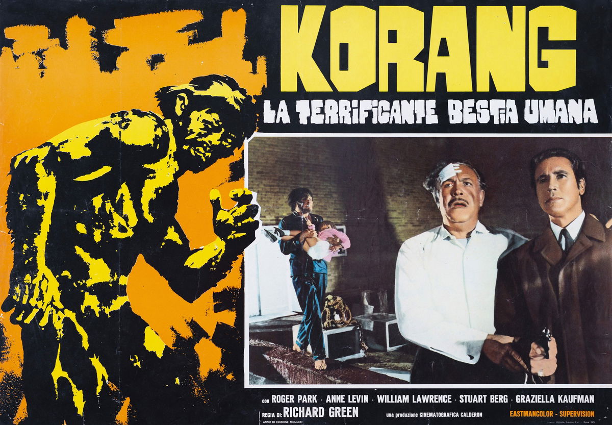 Korang la terrificante bestia umana - Fotobusta 1