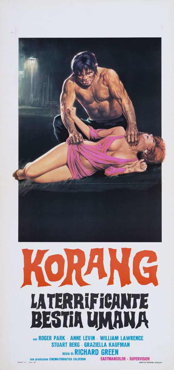 Korang la terrificante bestia umana - Lobby Card 1