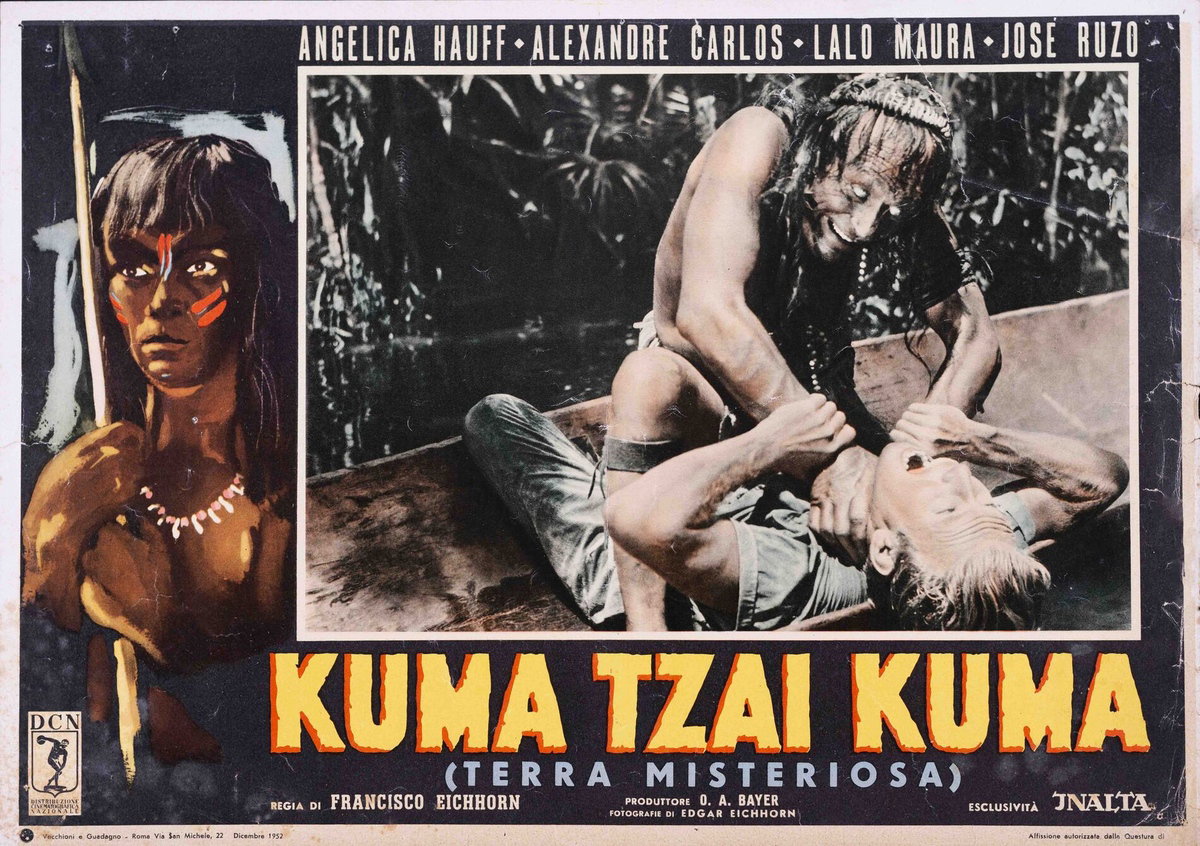 Fotobusta 3 per il film Kuma tzai kuma - terra misteriosa (1950)