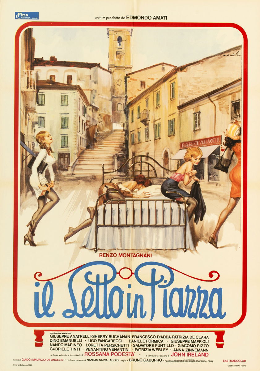 Il letto in piazza - Manifesto 1