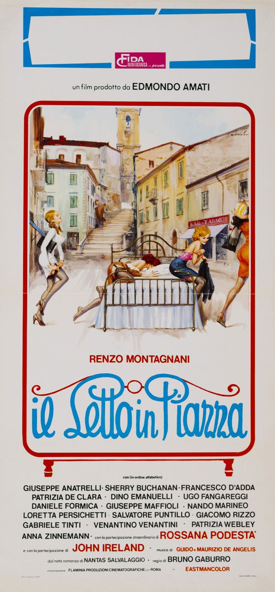 Il letto in piazza - Locandina 1