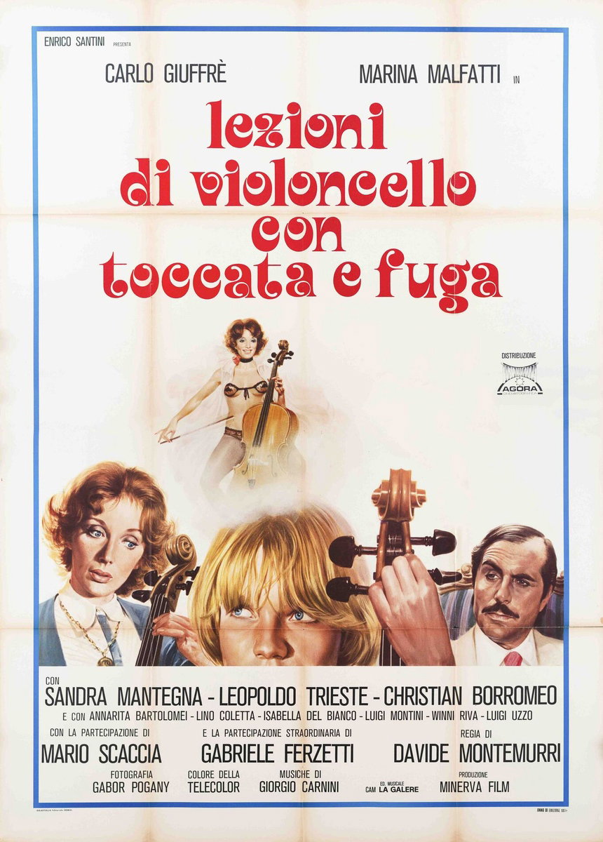 Poster 2 for the film Lezioni di violoncello con toccata e fuga (1976)