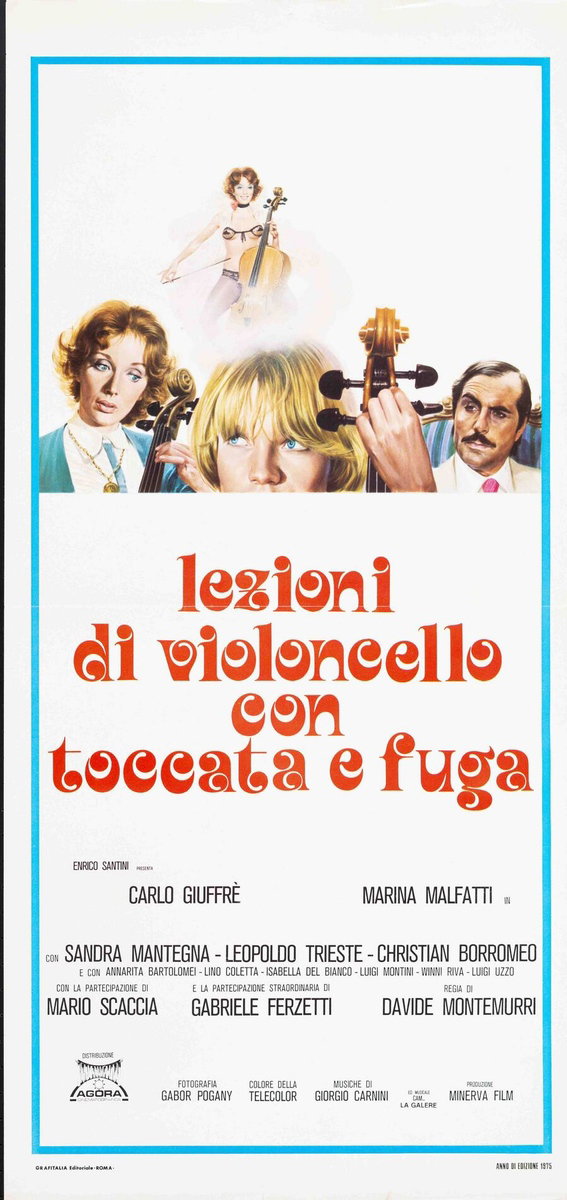 Locandina 2 for the film Lezioni di violoncello con toccata e fuga (1976)