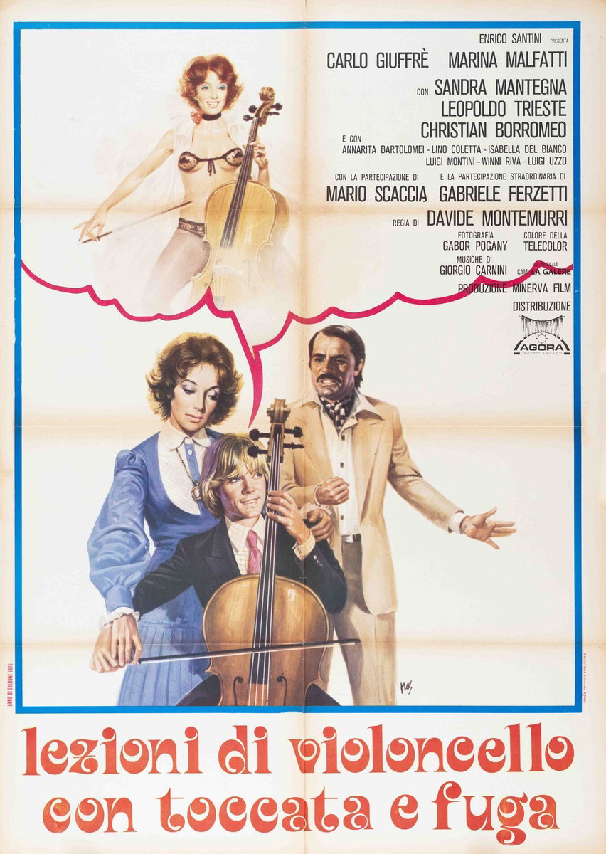 Poster 3 for the film Lezioni di violoncello con toccata e fuga (1976)