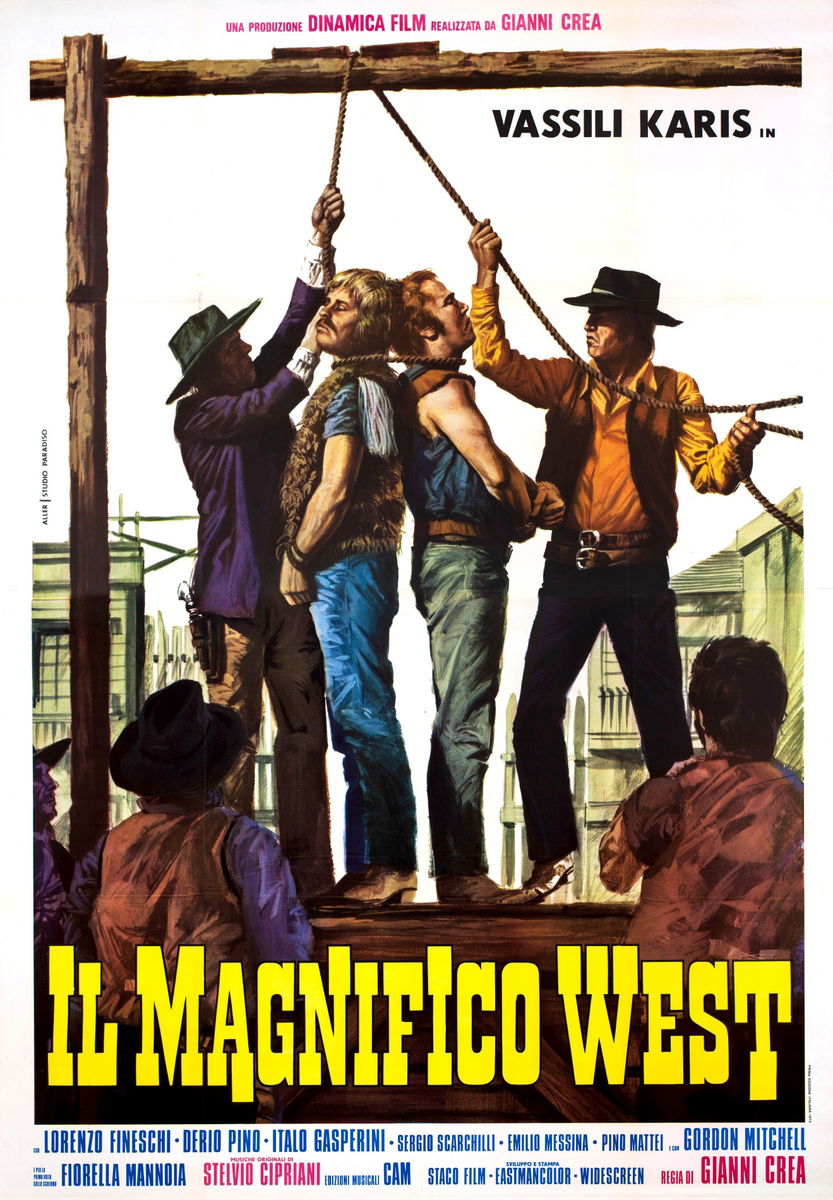 Il magnifico west - Manifesto 1