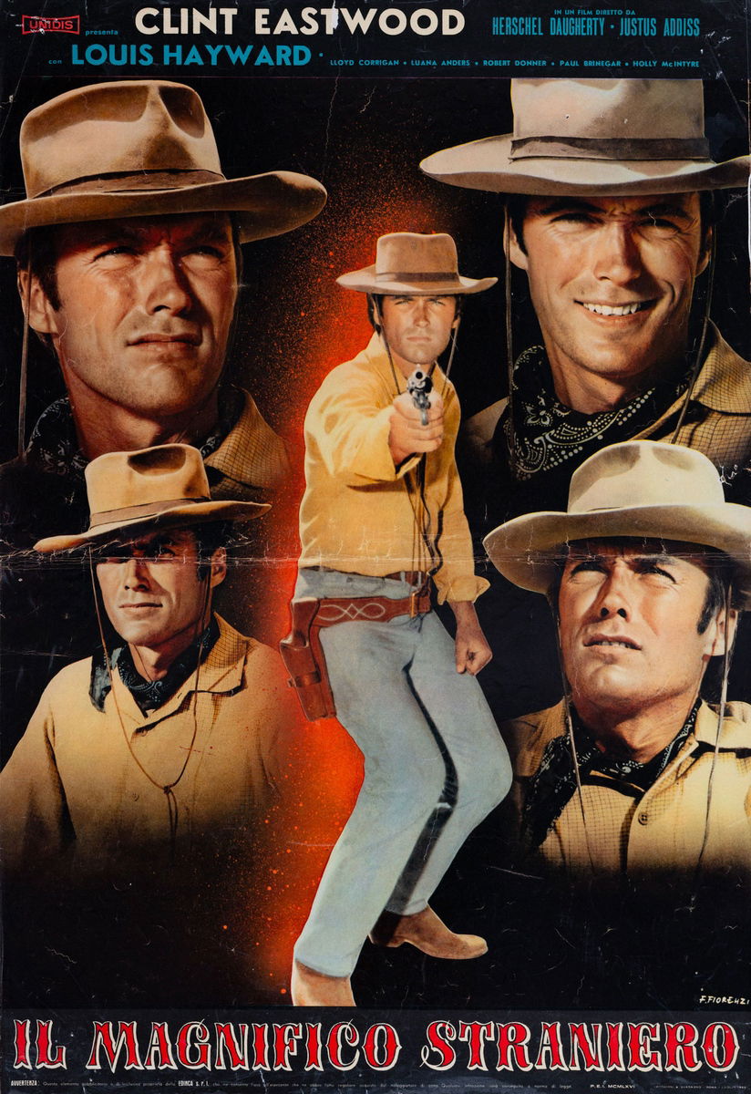 Il magnifico straniero - Fotobusta 1