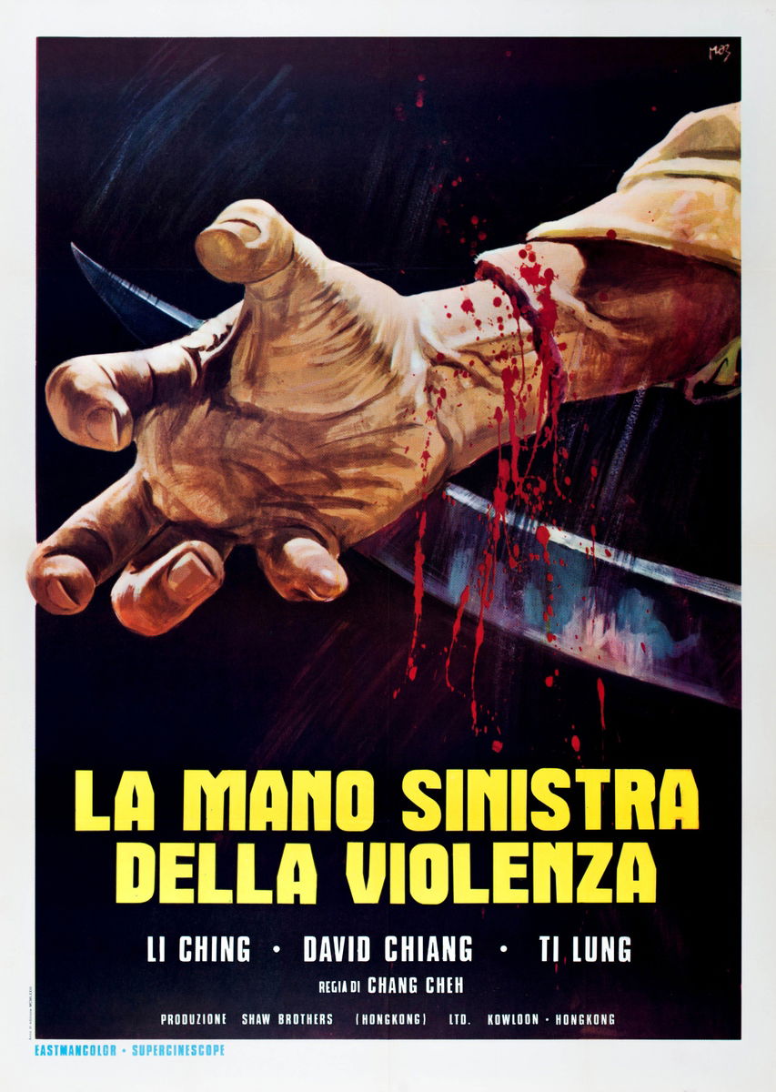 La mano sinistra della violenza - Manifesto 1