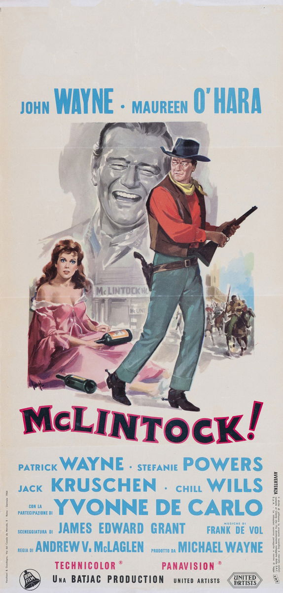 McLintock! - Lobby Card 1