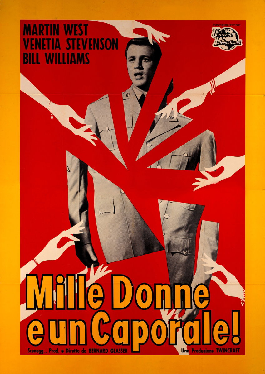 Manifesto 2 per il film Mille donne e un caporale (1961)