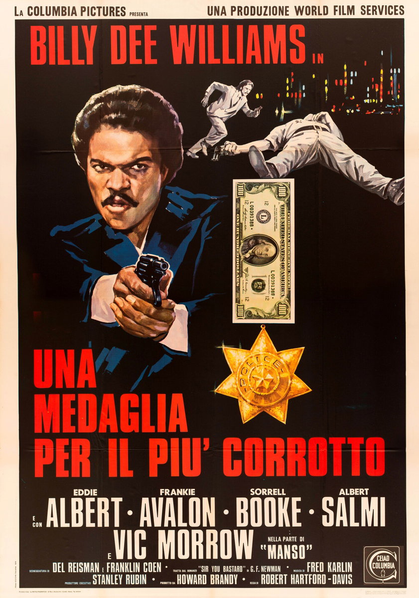 Manifesto 2 per il film Una medaglia per il più corrotto (1974)