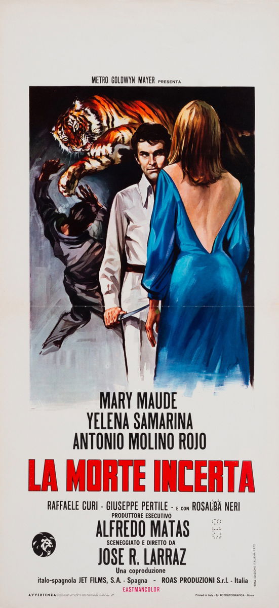 La morte incerta - Locandina 1