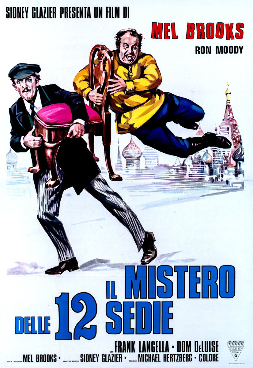Manifesto 2 per il film Il mistero delle dodici sedie (1970)