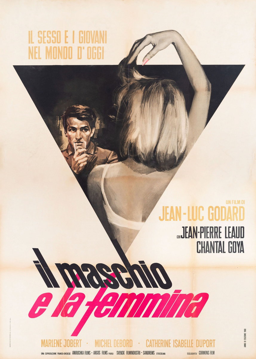 Poster 2 for the film Masculin Féminin (1966)