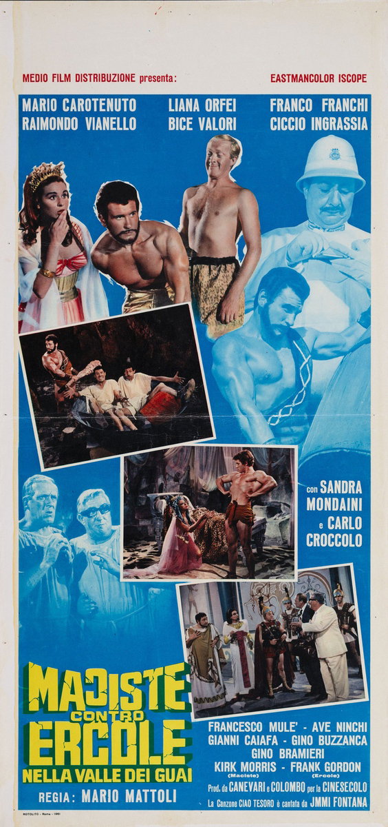 Locandina 3 per il film Maciste contro Ercole nella valle dei guai (1961)