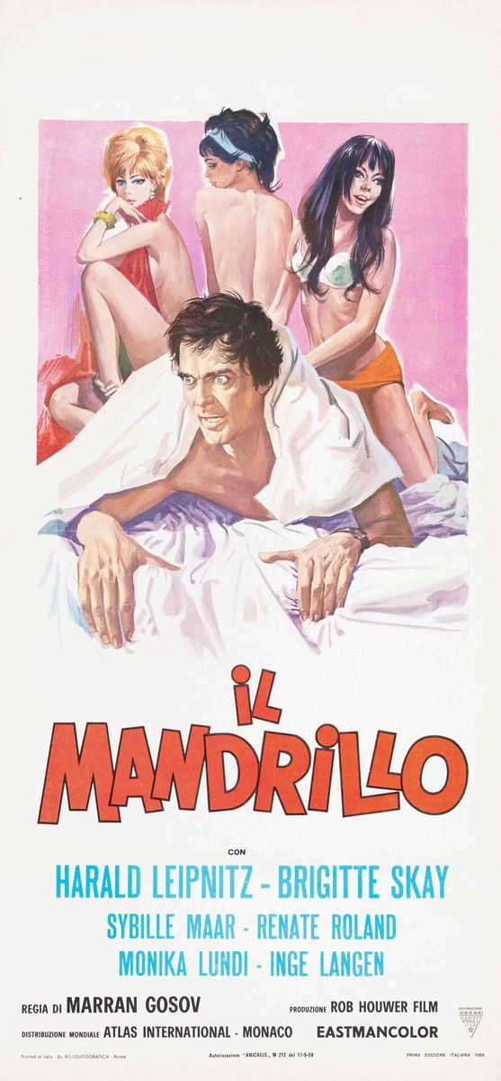 Il mandrillo - Locandina 1