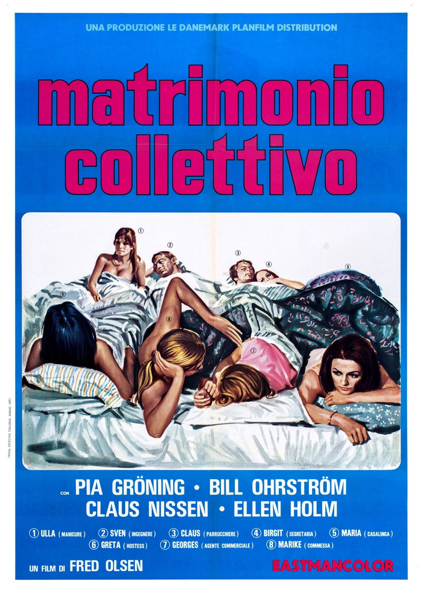 Manifesto 2 per il film Matrimonio collettivo (1971)