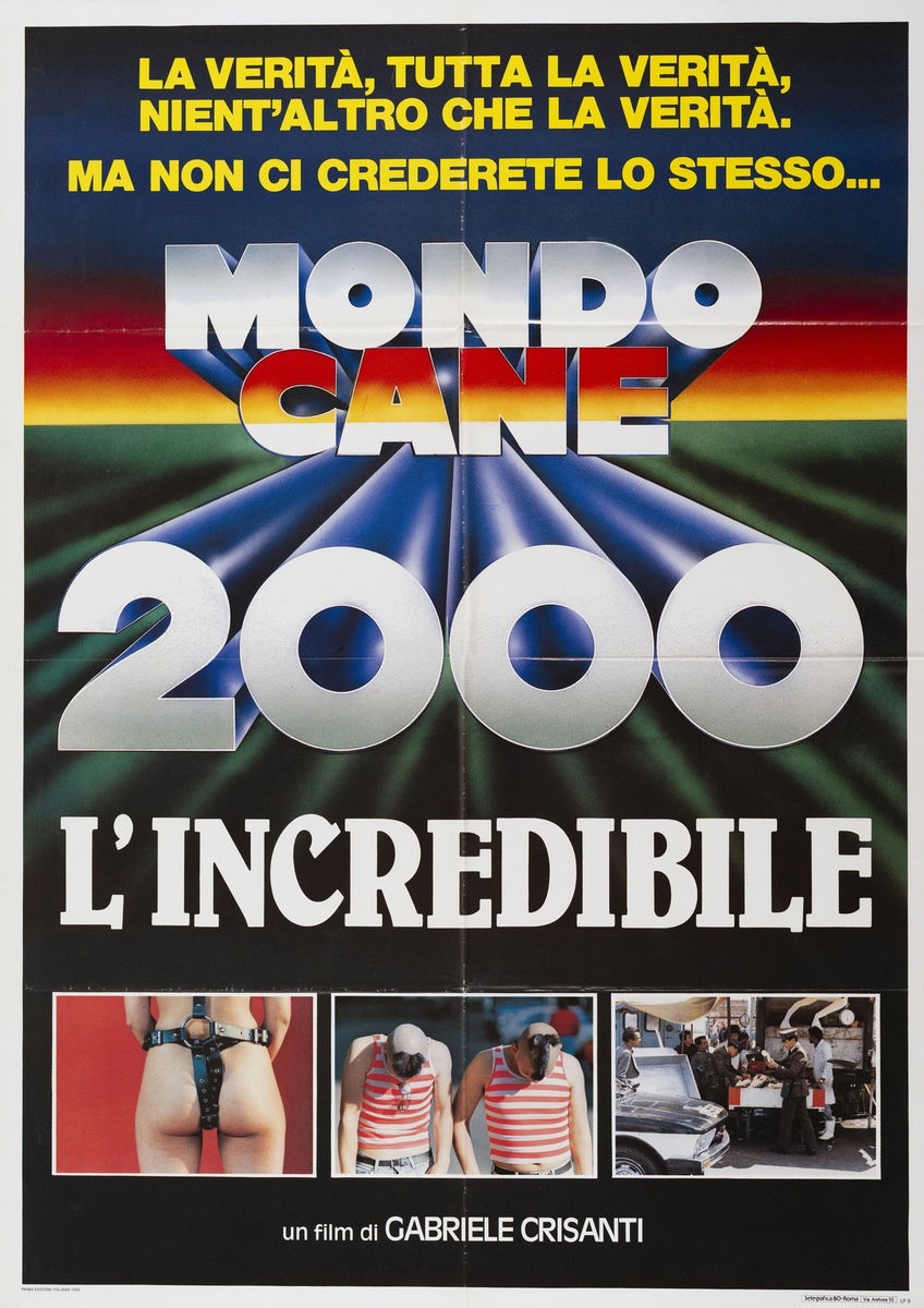 Mondo cane 2000 l'incredibile - Manifesto 1