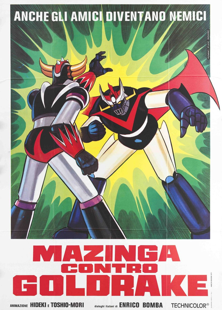 Mazinga contro Goldrake - Manifesto 1
