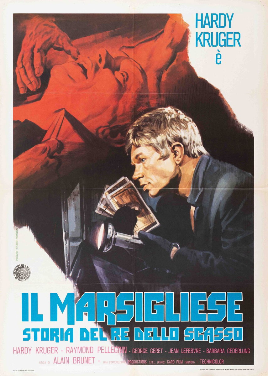 Manifesto 2 per il film Il marsigliese - Storia del re dello scasso (1962)