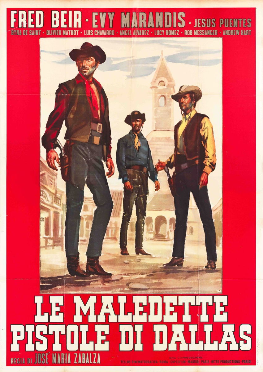 Le maledette pistole di Dallas - Manifesto 1