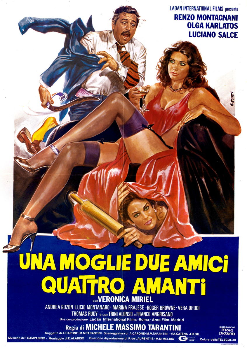 Una moglie, due amici, quattro amanti - Manifesto 1