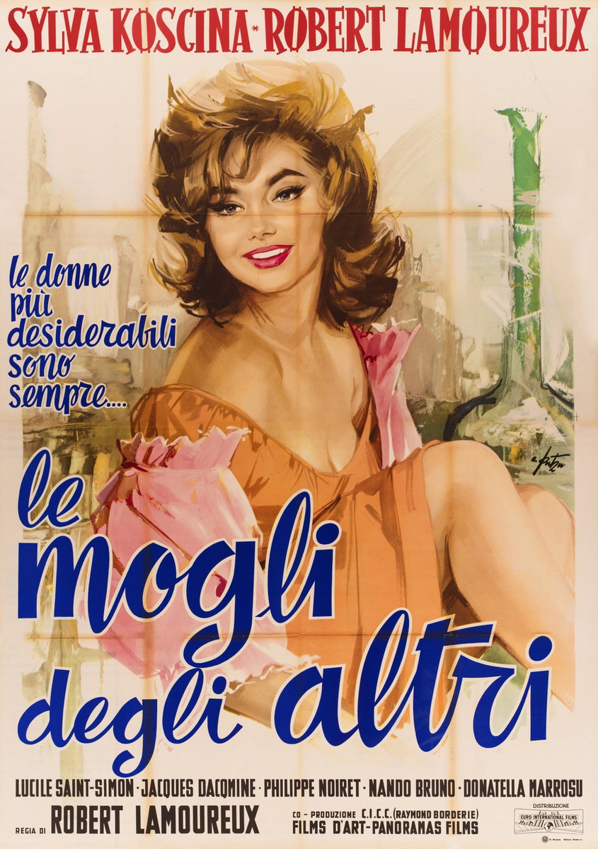 Poster 2 for the film Ravishing (1960), painted by Arnaldo Putzu