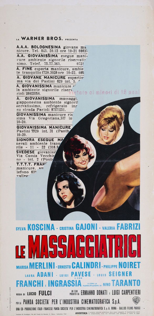 Le massaggiatrici - Locandina 1