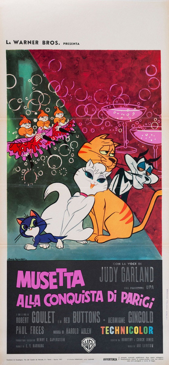 Locandina 2 per il film Musetta alla conquista di Parigi (1962), dipinto da Rodolfo Gasparri