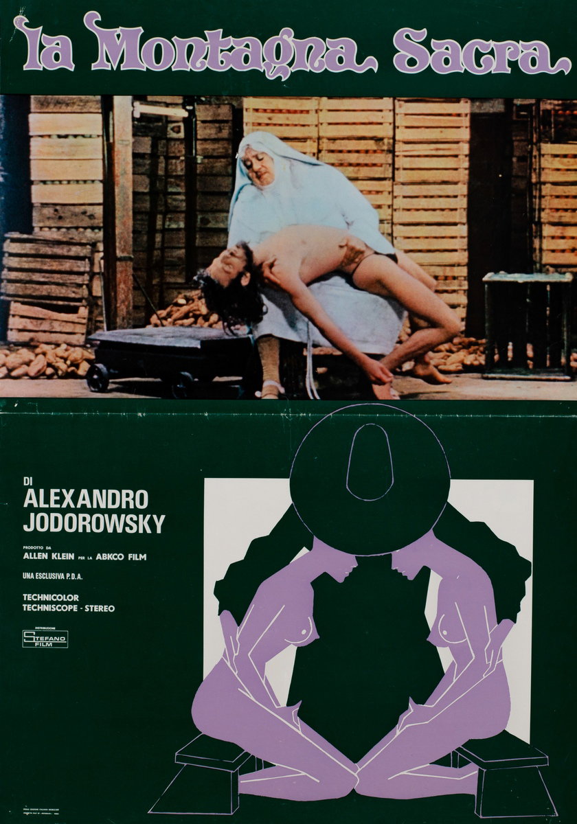 Manifesto 2 per il film La montagna sacra (1973)