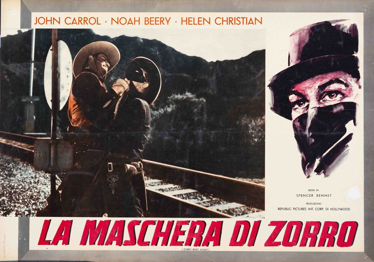 Lobby Card 2 for the film Zorro Rides Again (1937)