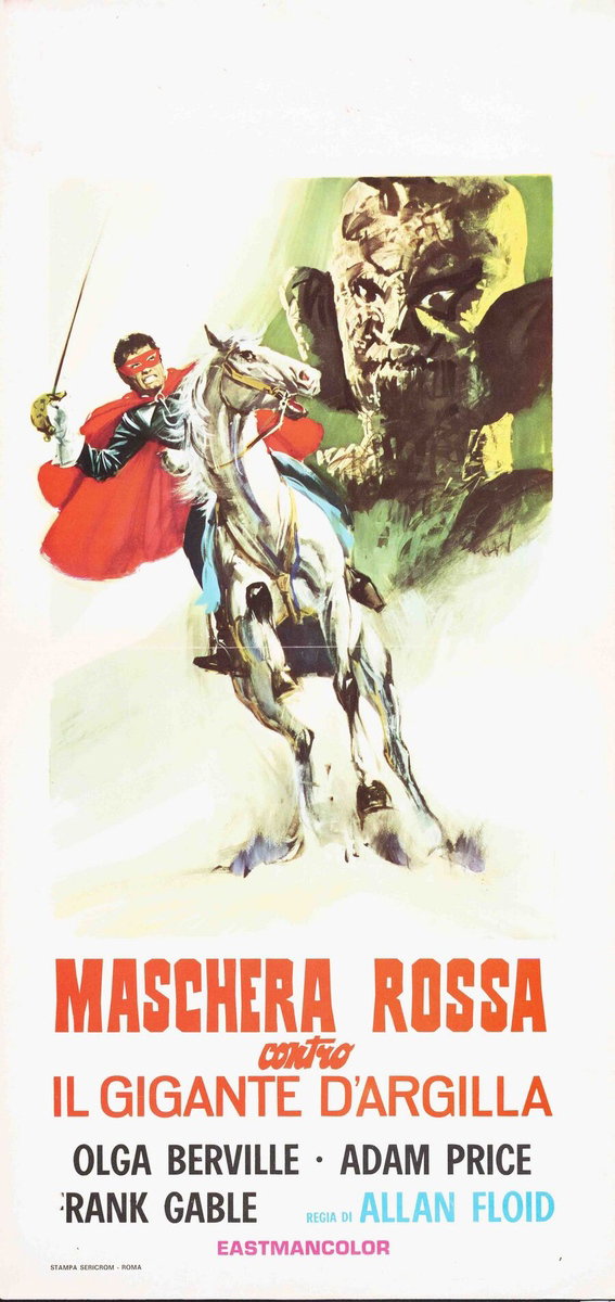 Maschera rossa contro il gigante d'argilla - Lobby Card 1