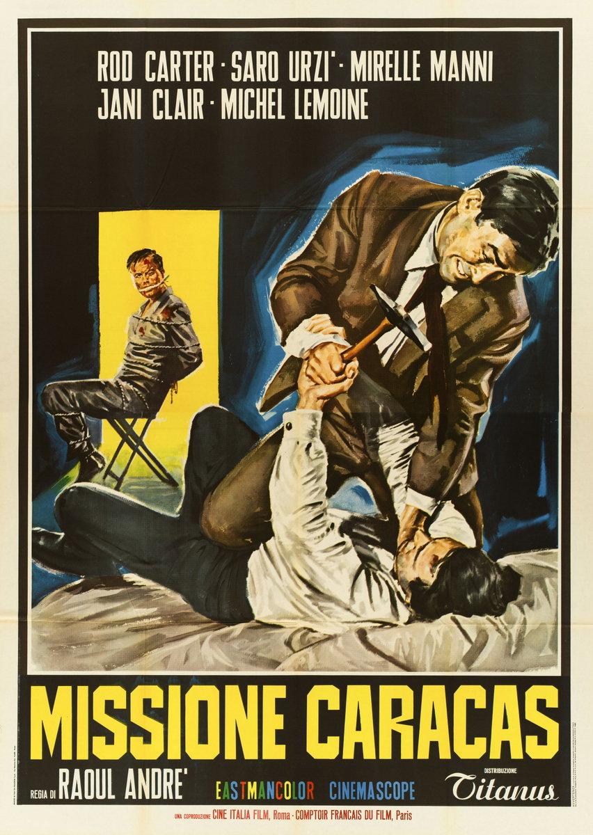 Manifesto 2 per il film Missione Caracas (1965)