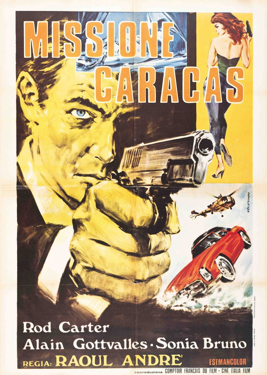 Manifesto 3 per il film Missione Caracas (1965)