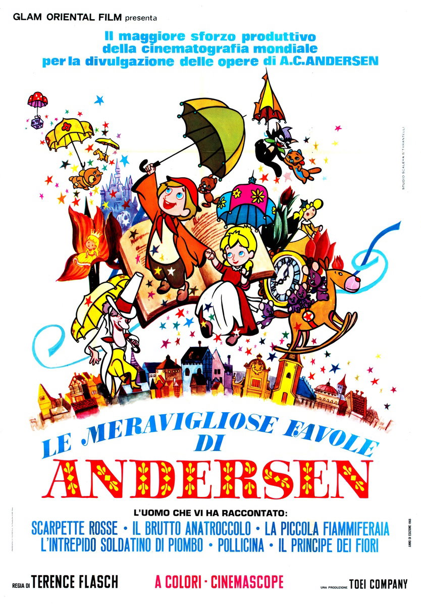 Poster 2 for the film The World of Hans Christian Andersen (1968), painted by Studio Scalera e Tarantelli