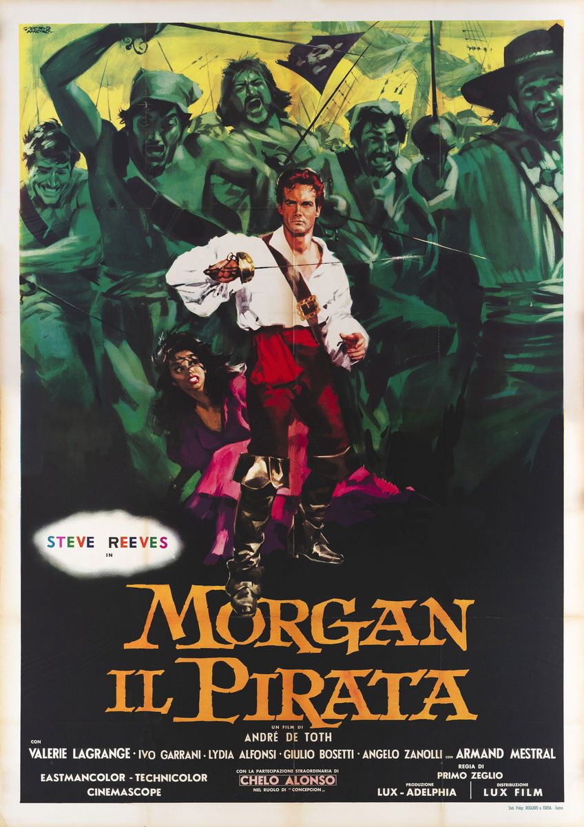 Morgan il pirata - Manifesto 1