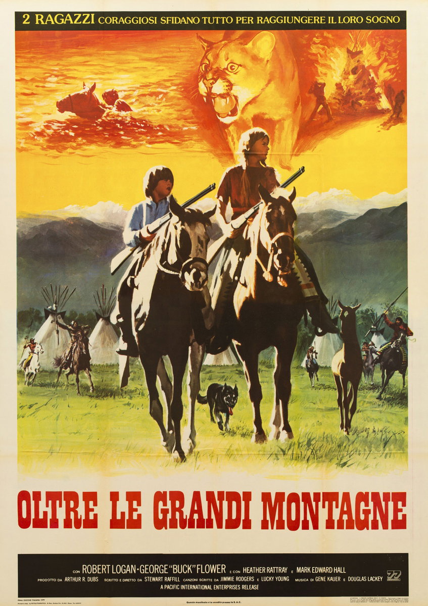 Manifesto 2 per il film Oltre le grandi montagne (1976)