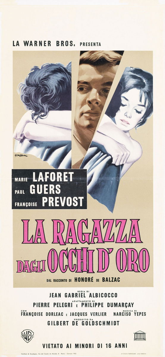 La ragazza dagli occhi d'oro - Locandina 1