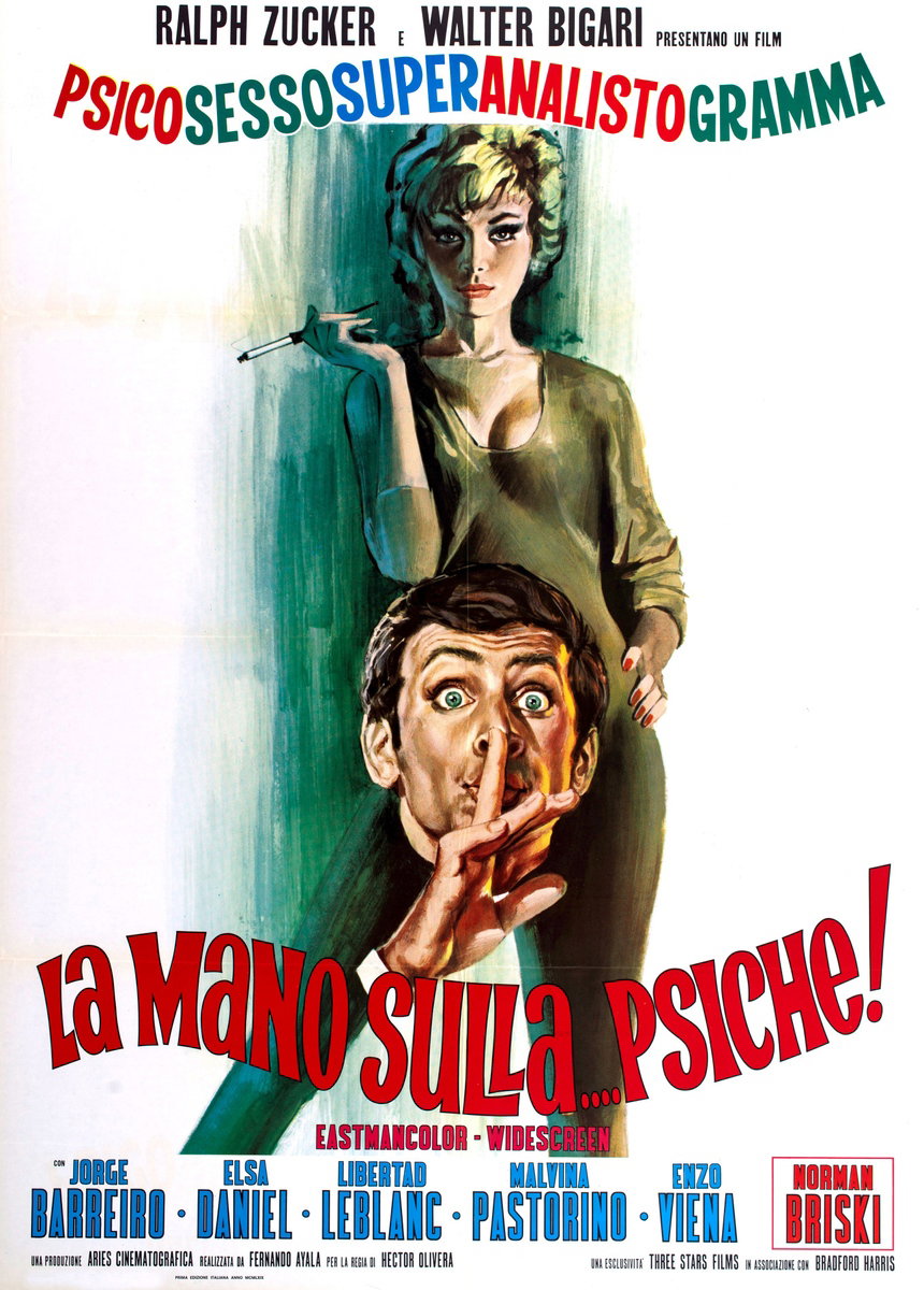 Manifesto 2 per il film La mano sulla... psiche! (1968)
