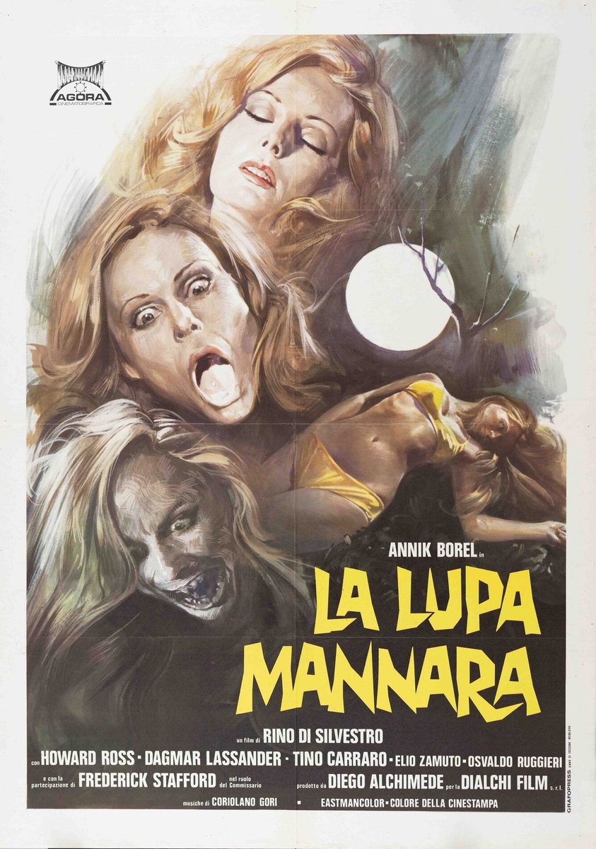 Manifesto 2 per il film La lupa mannara (1976)