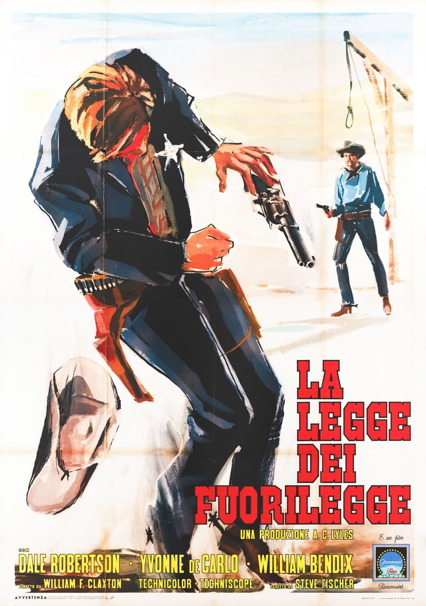 Manifesto 2 per il film La legge dei fuorilegge (1964)