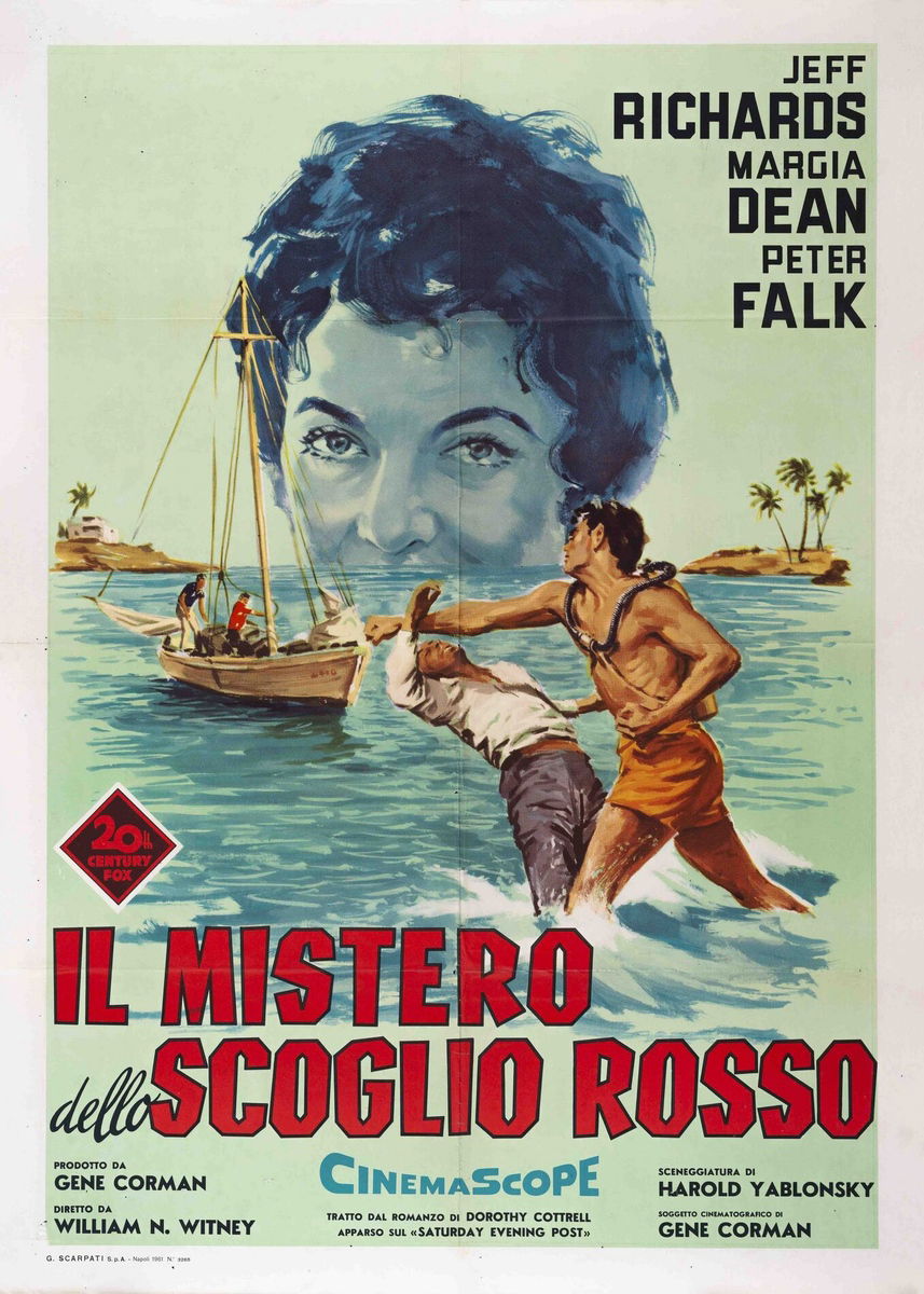 Il mistero dello scoglio rosso - Manifesto 1