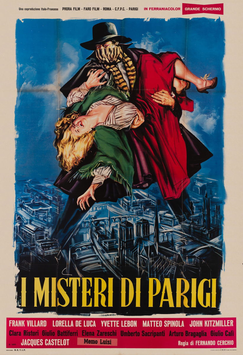 I misteri di Parigi - Manifesto 1
