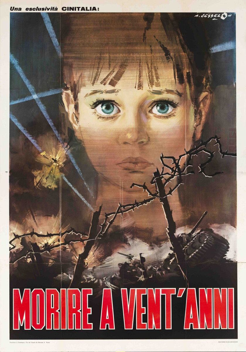 Manifesto 2 per il film Morire a vent'anni (1971)