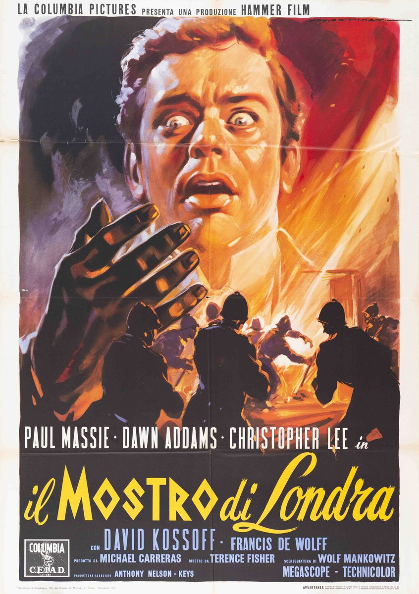 Manifesto 2 per il film Il mostro di Londra (1960)