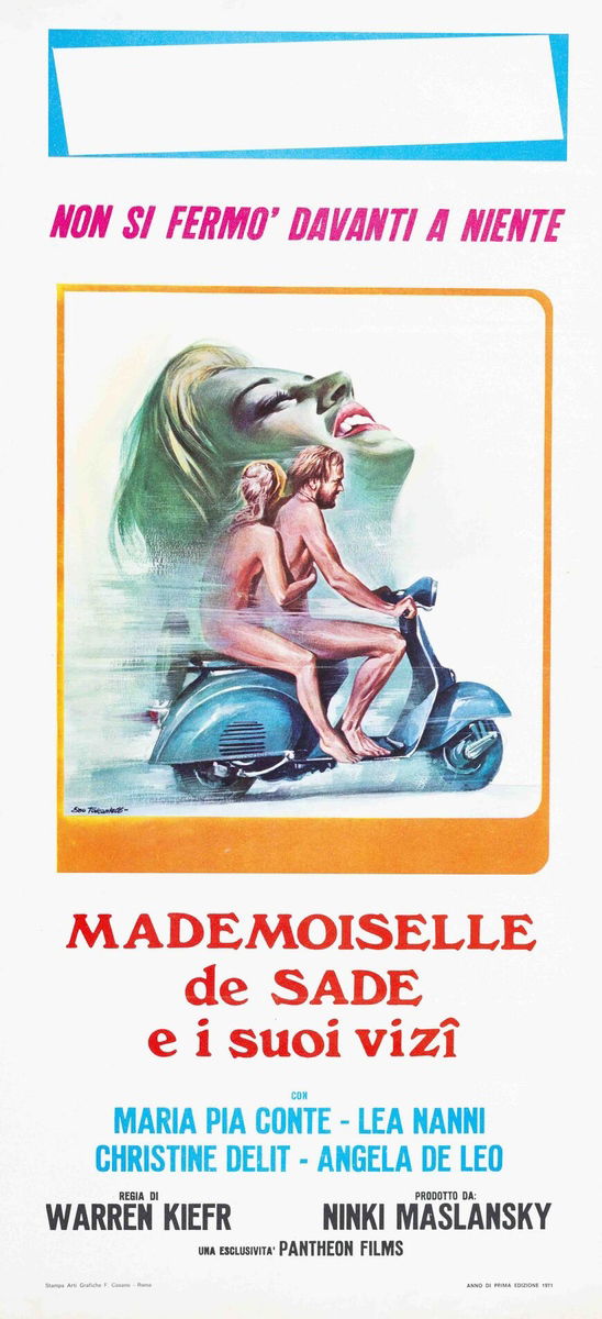 Mademoiselle de Sade e i suoi vizi - Locandina 1