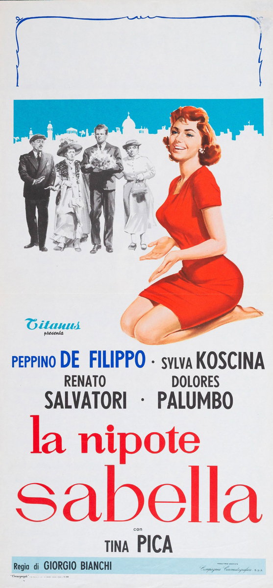 Locandina 2 per il film La nipote Sabella (1958)
