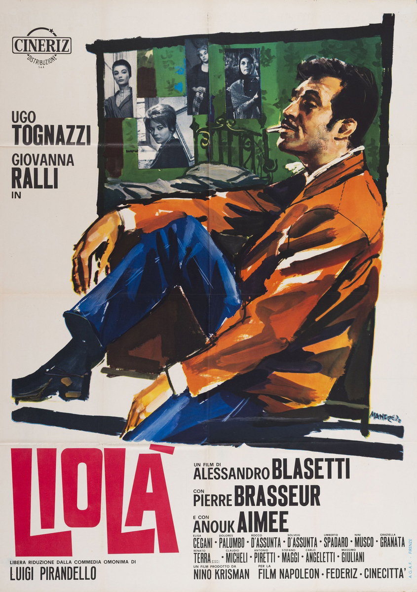 Poster 2 for the film A Very Handy Man (1964), painted by Acerbo Manfredo